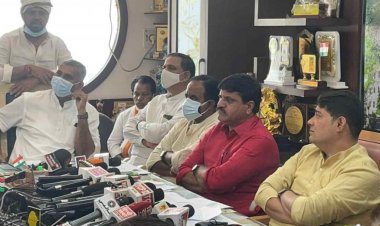 बीजेपी के विरोध प्रदर्शन पर कांग्रेस ने किया पलटवार, अपने अस्तित्व को बचाने के लिये बीजेपी कर रही है  घेराव