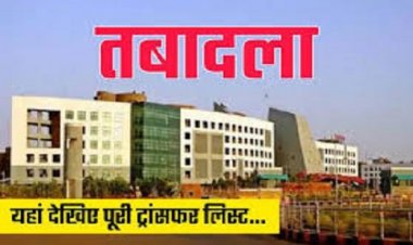 ब्रेकिंग : बड़े पैमाने पर राजस्व निरीक्षक और पटवारियों के हुए तबादले, अपर कलेक्टर ने जारी किया आदेश, देखें लिस्ट…