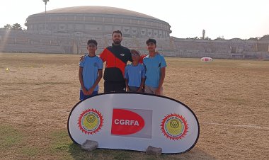 राज्य स्तरीय रग्बी में देवांश ने जीता सिल्वर मेडल