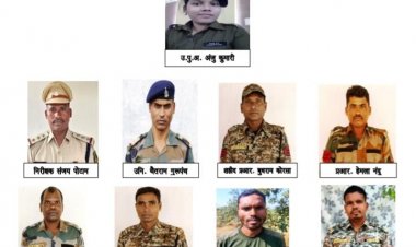 राष्ट्रपति वीरता पदक से सम्मानित हुए दन्तेवाड़ा पुलिस के अधिकारी