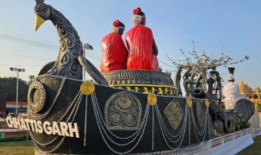लाल किले में पहुंची छत्तीसगढ़ की झांकी, भारत पर्व 2025 में बढ़ाएगी शोभा