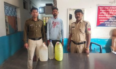 CG: अवैध शराब पर बिलासपुर पुलिस की बड़ी कार्रवाई, 12 लीटर महुआ शराब जब्त