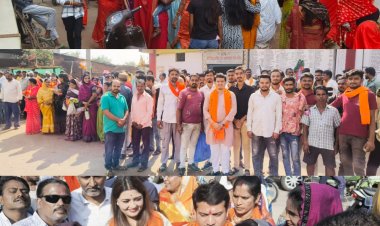 डौंडीलोहारा  नगर में पंडरिया विधायक भावना बोहरा का हुआ आगमन चुनाव का फूंका शंखनाद