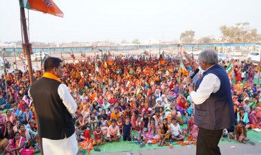 निकाय और पंचायत चुनाव में भाजपा की जीत सुनिश्चित करने मैदान में उतरे सांसद बृजमोहन