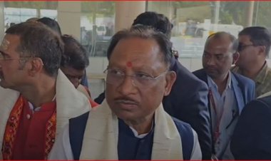 CG : मुख्यमंत्री ने किया रोड शो, पदाधिकारी और बड़ी संख्या में आमजन हुए शामिल