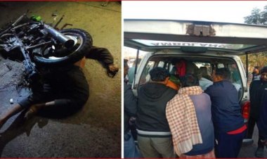 CG : तेज रफ्तार ट्रेलर की टक्कर से दो युवकों की मौत, गांव में शोक की लहर