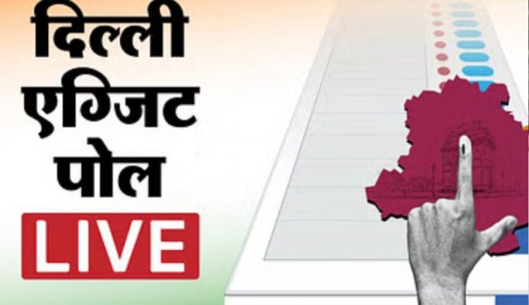 दिल्ली चुनाव के लिए वोटिंग खत्म, राजधानी में इस बार बनेगी भाजपा की सरकार ! एग्जिट पोल में मिल रही बढ़त