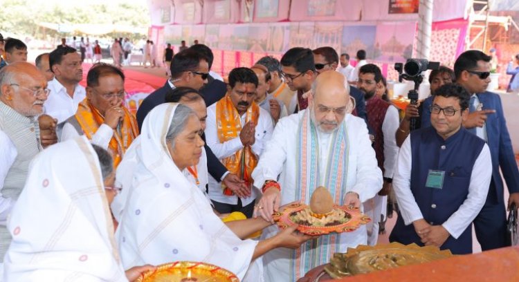 आचार्य श्री विद्यासागर जी महाराज एक युग पुरुष थे, उन्होंने एक नए विचार और नए युग का प्रवर्तन किया : अमित शाह