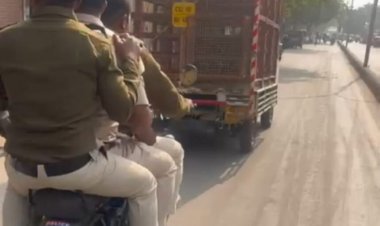 CG NEWS : खाकी पर कानून का शिकंजा! तीन सवारी में घूम रहे पुलिसकर्मियों पर SP ने कसी लगाम…