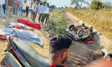 CG – मातम में बदली होली की खुशियां, ट्रक और कार में जोरदार टक्कर...एक ही परिवार के तीन बच्चों सहित 9 की दर्दनाक मौत..!!