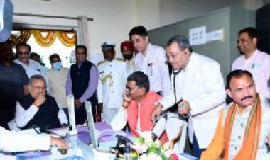 विधानसभा परिसर के चिकित्सालय में विधायकों के लिए ’’स्वास्थ्य परीक्षण शिविर’’ का शुभारंभ