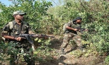 दंतेवाड़ा बीजापुर बॉर्डर पर मुठभेड़, महिला नक्सली का शव बरामद, रुक-रुक कर फायरिंग जारी