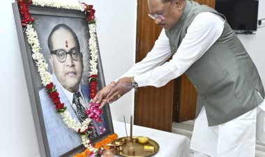 मुख्यमंत्री विष्णु देव साय ने डॉ. भीमराव अम्बेडकर की जयंती पर उन्हें किया नमन…