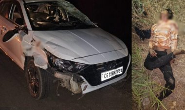 तेज रफ्तार कार ने बाइक सवारों को मारी टक्कर, एक युवक की मौत, दो घायल