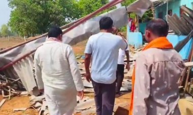 CG : तेज आंधी-तूफान से गई आठ माह के नवजात बच्चे की जान, राहत कार्य जारी