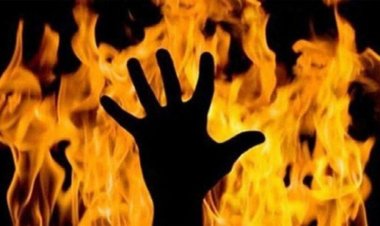CRIME NEWS : आराम करने की बात पर पति ने पत्नी को जिंदा जलाया, आरोपी गिरफ्तार