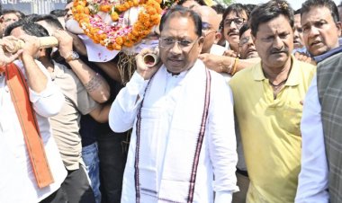 Breaking : आतंकी हमले में शहीद दिनेश मिरानिया को सीएम विष्णु देव साय ने दी अंतिम विदाई