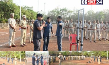 परेड़ में शामिल अधिकारी/कर्मचारियों को बीडीएस टीम के द्वारा वीवीआईपी/वीआईपी ड्युटी के दौरान DFMD, HHMD  के उपयोग का दिया गया डेमों ।*