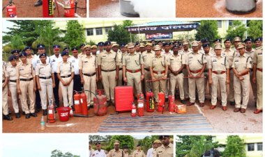 रक्षित केंद्र बालोद में हुआ साप्ताहिक जनरल परेड का आयोजन।