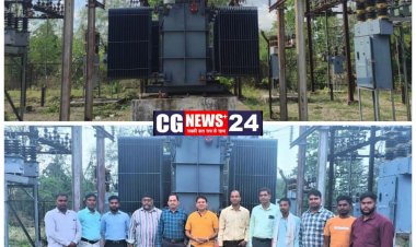 जिले के 33/11 के.व्ही. भर्रीटोला उपकेन्द्र में 3.15 एम.वी.ए. पॉवर ट्रॉसफार्मर की क्षमता में की गई वृद्धि   भर्रीटोला के अंतर्गत 22 ग्रामों को मिलेगा निर्बाध विद्युत आपूर्ति