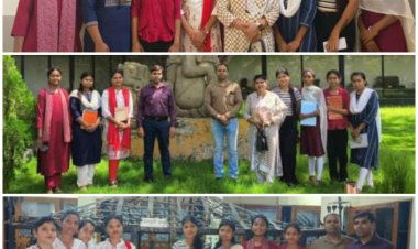 शासकीय दंतेश्वरी पी.जी. महिला महाविद्यालय, जगदलपुर मानवविज्ञान विभाग द्वारा संग्रहालय विज्ञान पर केंद्रित शैक्षणिक भ्रमण का सफल आयोजन