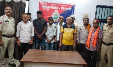 *52 परियों का खेल खेलते जुआरियों पर पुलिस की कार्यवाही नगदी 13940 रूपये एवं 52पत्तीताश जप्त