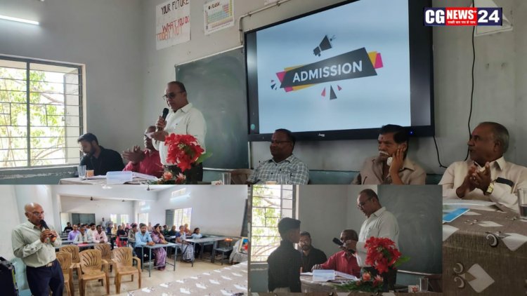 पीएम श्री स्वामी आत्मानंद अंग्रेजी माध्यम उत्कृष्ट विद्यालय गुरुर में सत्र 2025/26 के लिए लाटरी निकाला गया 