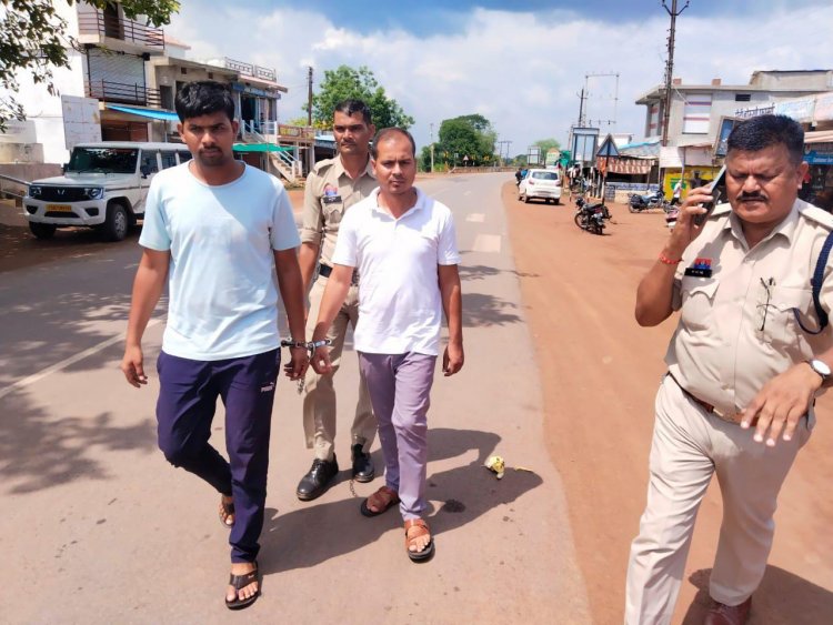 पत्रकार पर प्राणघातक हमला करने वाला रेत माफिया के मुख्य आरोपी हुआ गिरफ्तार