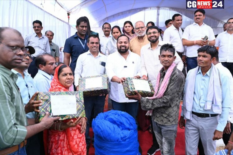 सुशासन तिहार में टीबी मरीजों को फूड बास्केट वितरण*
