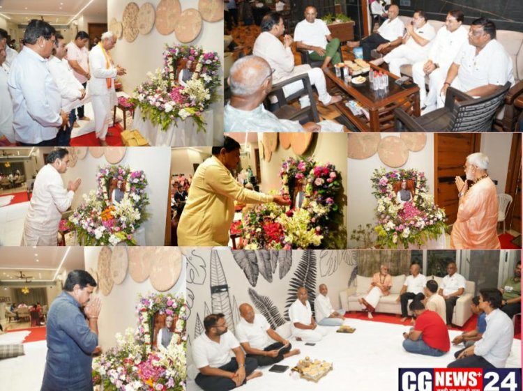 *सांसद बृजमोहन के पिता श्री रामजीलाल अग्रवाल को श्रद्धांजलि देने वालों का लगा तांता*