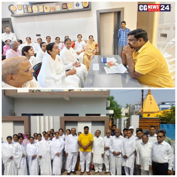 ब्रह्माकुमारीज द्वारा बघेरा दुर्ग में शराब भट्ठी नहीं खोलने के लिए शहर विधायक को ज्ञापन सौंपा गया