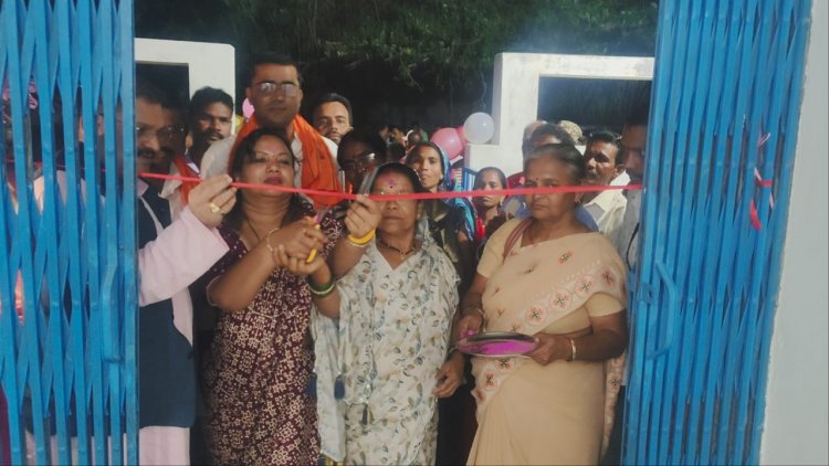 *सांसद संतोष पांडे रहे जिला मोहला मानपुर अंबागढ़ चौकी क्षेत्र के दौरे पर किए गए लोकार्पण कार्य*