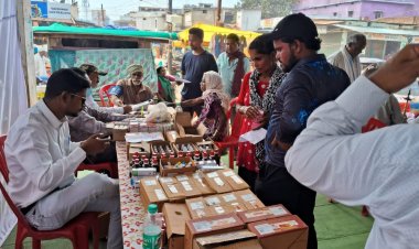 *आयुष स्वास्थ्य मेले के तहत स्वास्थ्य परीक्षण कैंप का किया गया आयोजन*