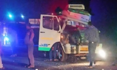 *मानपुर चिकित्सा केंद्र का 108 वाहन मरीज को ले जाते हुए हुआं दुर्घटनाग्रस्त*