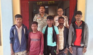 *भेड़ चोरी का हुआ खुलासा पांच आरोपियों को किया गया गिरफ्तार*