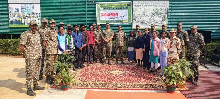 *ITBP कि शैक्षणिक भ्रमण योजना, इंदौर हूआ रवाना स्थानीय युवा युद्धियों का दल*