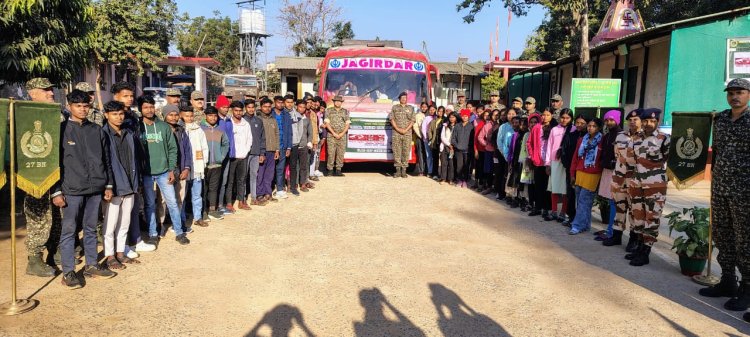 *आइटीबीपी 27वीं बटालियन के सहयोग से युवाओं को मिला विशाखापट्टनम शैक्षणिक भ्रमण का अवसर*