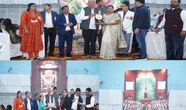 *युवा संसद में सांसद बृजमोहन अग्रवाल का संवाद, छात्रों ने पूछे लोकतंत्र से जुड़े सवाल*