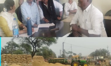 लिमिट कम होने से बचे धान को बेचने नहीं मिल रहा टोकन किसान भड़के और धरना के लिए हुए मजबूर