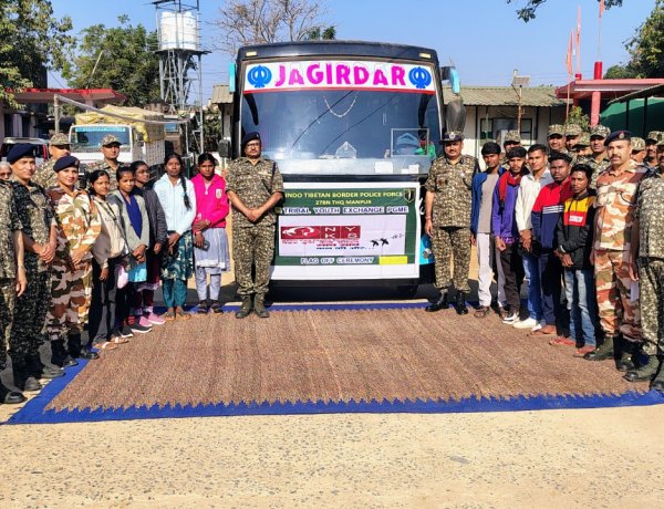 *आइटीबीपी द्वारा छात्रों को भोपाल शैक्षणिक भ्रमण हेतु किया रवाना*