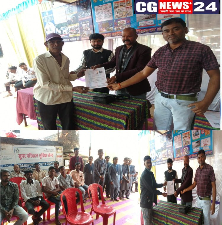 देवरी बंगला में लर्निंग ड्राविंग लाइसेंस शिविर में 73 लाभान्वित 