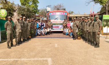 *ITBP 27 द्वारा स्थानीय युवाओं को शैक्षणिक भ्रमण हेतु MP की राजधानी भोपाल हेतु किया गया रवाना*