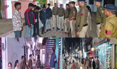 होली पर्व के मद्देनज़र राजनांदगांव पुलिस एक्शन मोड में — 60 से अधिक पुलिस बल के साथ सघन कांबिंग गश्त* 