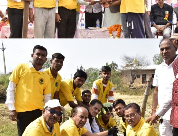 छत्रपति शिवाजी जयंती पर स्वच्छ धरा वेलफेयर समिति छत्तीसगढ़ टीम सम्मानित*