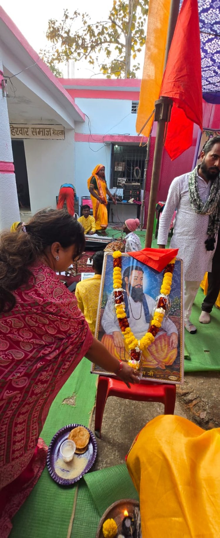 *अहिरवार समाज द्वारा मोहला नगर में संत रविदास जयंती कार्यक्रम का किया गया आयोजन, जिला पंचायत अध्यक्ष रही उपस्थित*