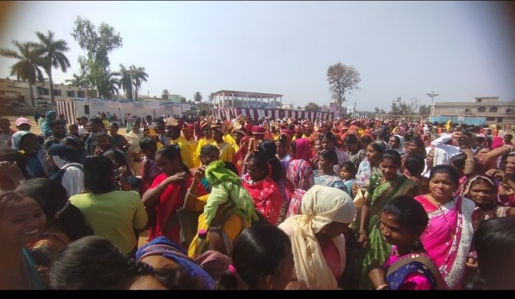 *मुख्यमंत्री कन्या विवाह योजना से जिला MMAC के PMश्री मैदान मोहला 137 वर-वधू का हुआ सामुहिक विवाह**