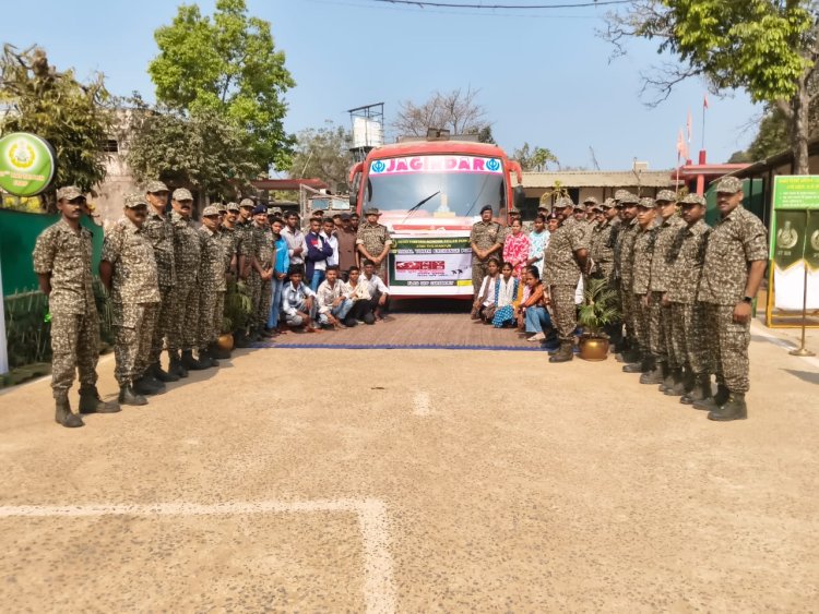 *ITBP 27 द्वारा स्थानीय युवाओं को शैक्षणिक भ्रमण हेतु MP की राजधानी भोपाल हेतु किया गया रवाना*