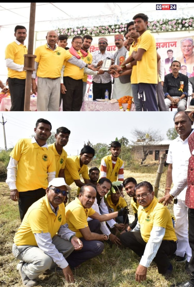 छत्रपति शिवाजी जयंती पर स्वच्छ धरा वेलफेयर समिति छत्तीसगढ़ टीम सम्मानित*