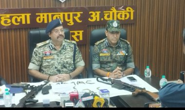 *मदनवाड़ा थाना क्षेत्र अंतर्गत नक्सली सामग्री की गई बरामद,AK47-INSAS*