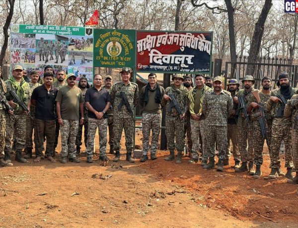 नारायणपुर पुलिस ने माओवादियों की सेंट्रल कमेटी के शीर्ष लीडर और मेंबर्स के सेफजोन और बेहद दुर्गम पर्वतीय क्षेत्र "दिवालुर" में खोली नवीन सुरक्षा एवं जन सुविधा कैंप; ये वही एरिया है जहां कुख्यात माओवादी बसवा राजू हुआ था ढेर*